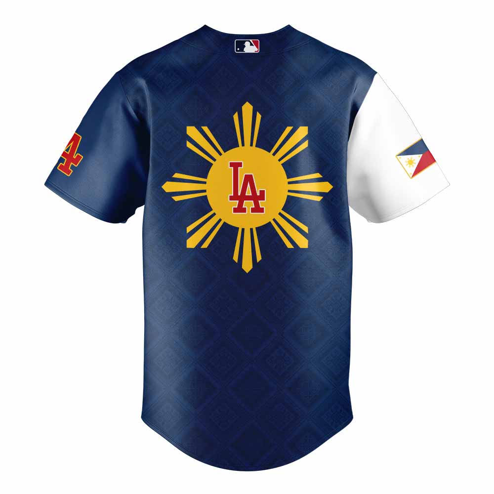 Los Angeles Dodgers Celebrating Filipino Heritage Night Jersey Los Angeles Dodgers Celebrating Filipino Heritage Night Jersey