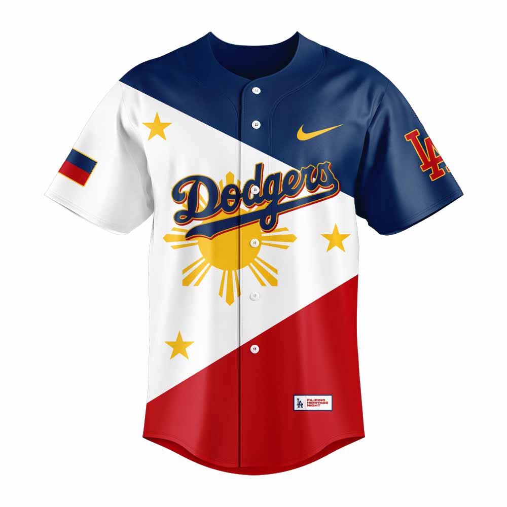 Los Angeles Dodgers Celebrating Filipino Heritage Night Jersey Los Angeles Dodgers Celebrating Filipino Heritage Night Jersey