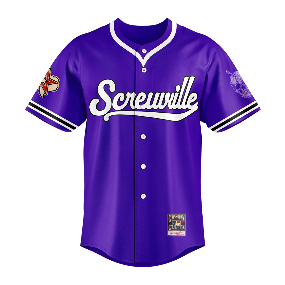 Houston Astros x DJ Screw Day 621 "Screwville" Purple Jersey Houston Astros x DJ Screw Day 621 "Screwville" Purple Jersey