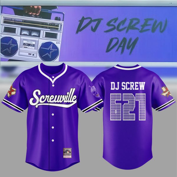 Houston Astros x DJ Screw Day 621 "Screwville" Purple Jersey
