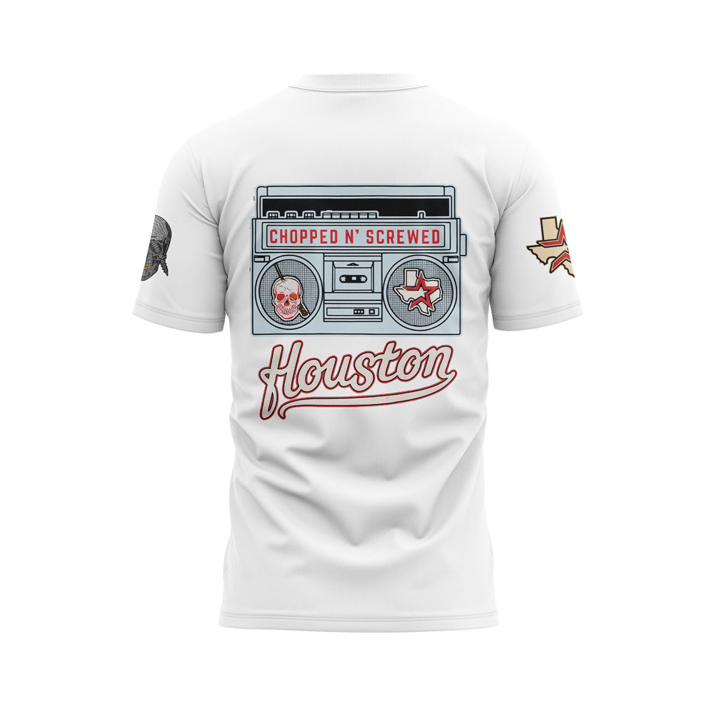 Houston Astros MLB x DJ Screw T-shirt Houston Astros MLB x DJ Screw T-shirt