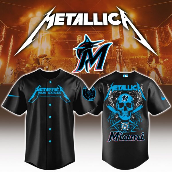 Miami Marlins MLB x Metallica Jersey Limited Edition