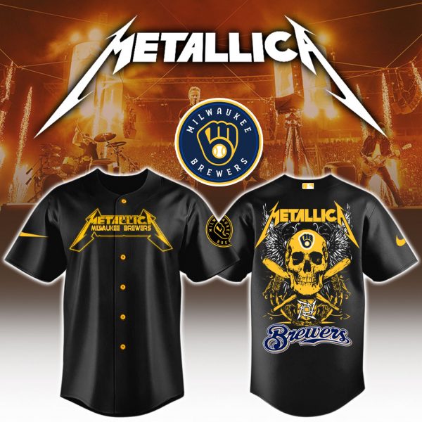 Milwaukee Brewers MLB x Metallica Jersey Limited Edition