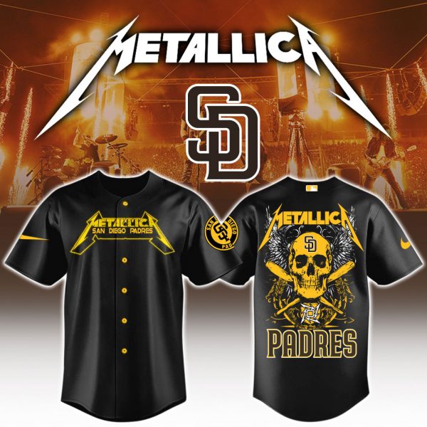 San Diego Padres MLB x Metallica Jersey Limited Edition