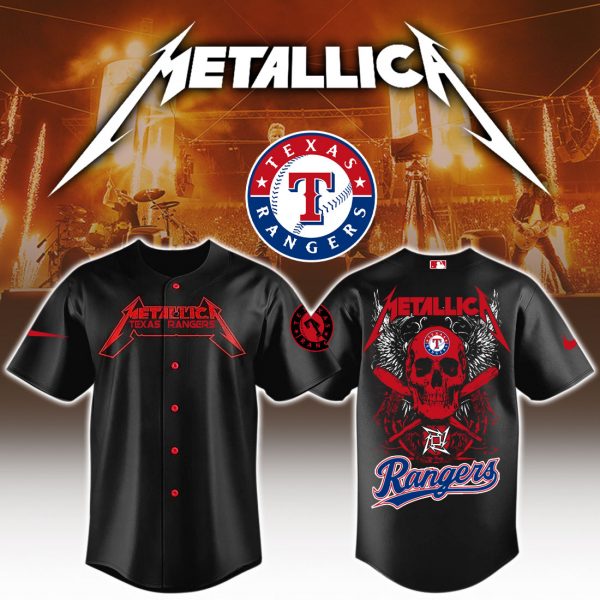 Texas Rangers MLB x Metallica Jersey Limited Edition
