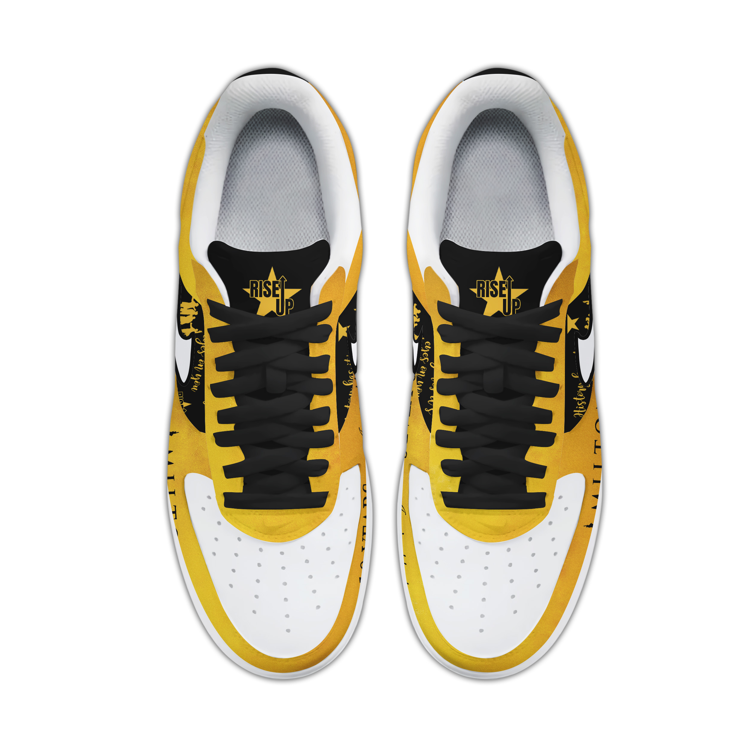 Hamilton 10 Years Anniversary "Rise Up" Special Air Force 1 Sneaker Hamilton 10 Years Anniversary "Rise Up" Special Air Force 1 Sneaker
