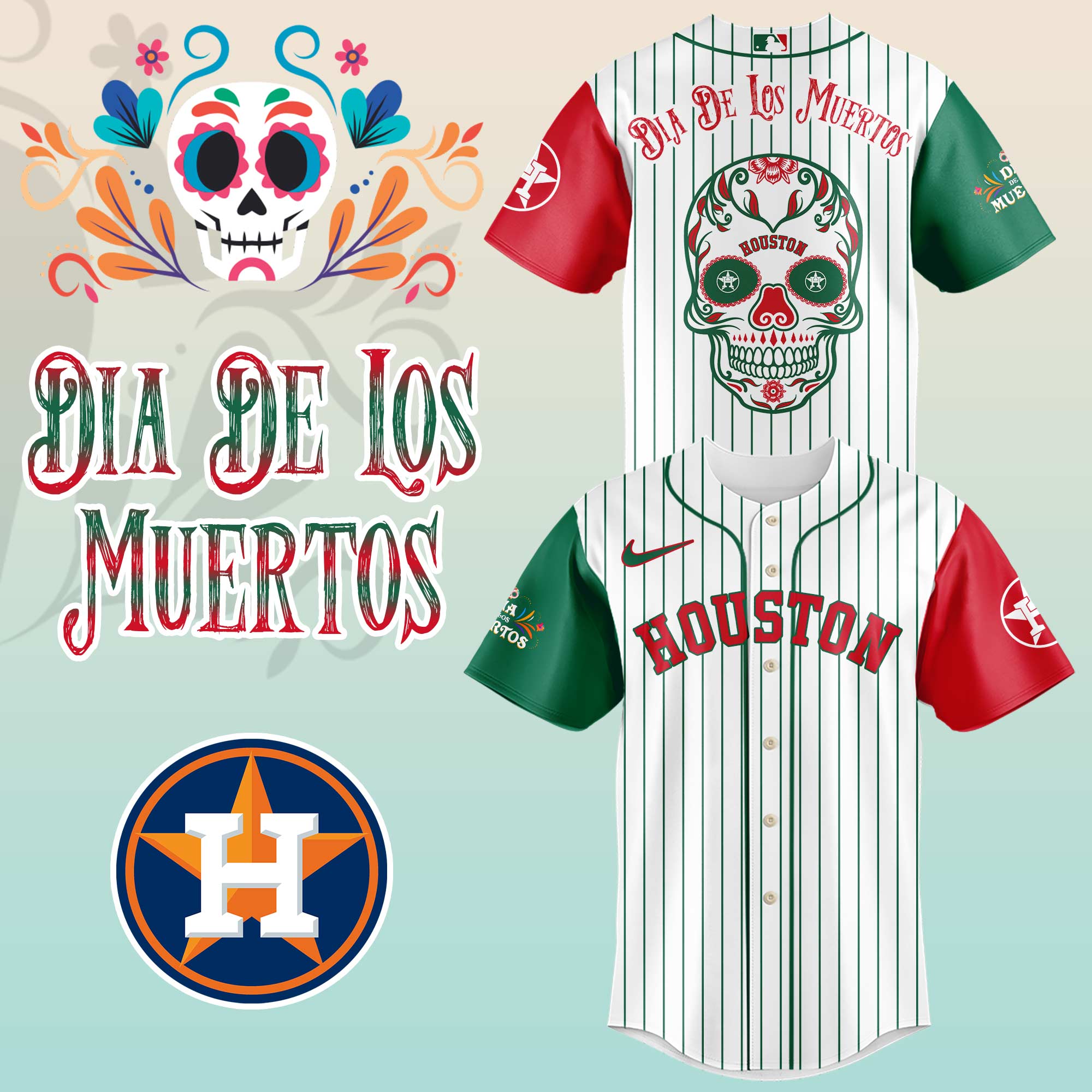 Houston Astros x Dia De Los Muertor 2025 Baseball Jersey Houston Astros x Dia De Los Muertor 2025 Baseball Jersey