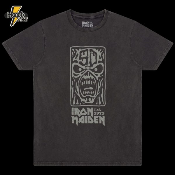 50th Logo Stamp Stonewashed Black Tee