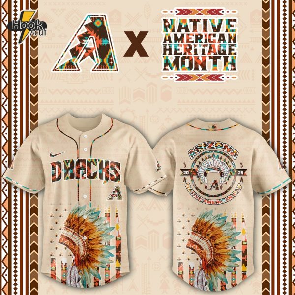 Arizona Diamondbacks MLB Native American Day Jersey 2025