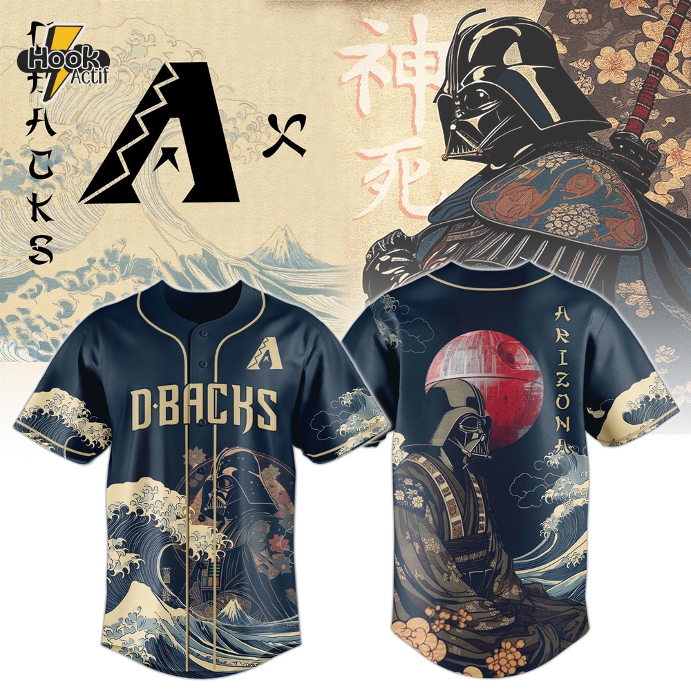 Arizona Diamondbacks x Lord Vader Japan Edition 2025 Baseball Jersey Arizona Diamondbacks x Lord Vader Japan Edition 2025 Baseball Jersey
