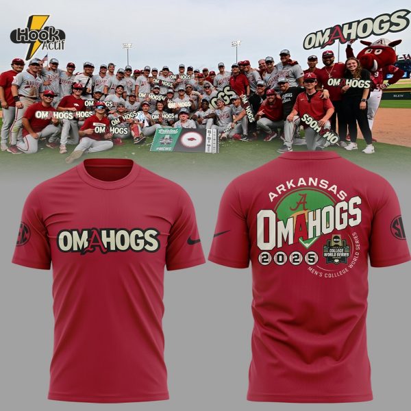 Arkansas Razorback "OMAHOGS" 2025 T-shirt