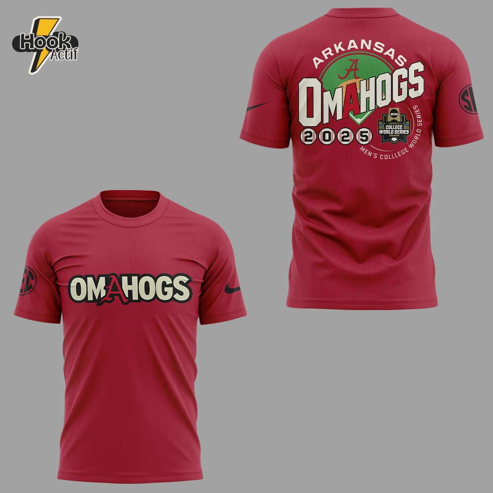 Arkansas Razorback "OMAHOGS" 2025 T-shirt Arkansas Razorback "OMAHOGS" 2025 T-shirt