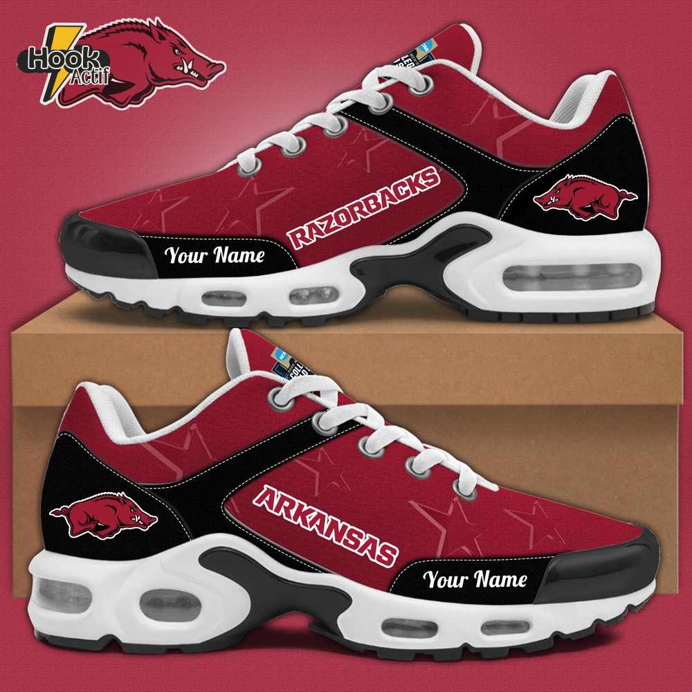Arkansas Razorbacks Personalized Air Max Plus Sneakers 2025 Arkansas Razorbacks Personalized Air Max Plus Sneakers 2025