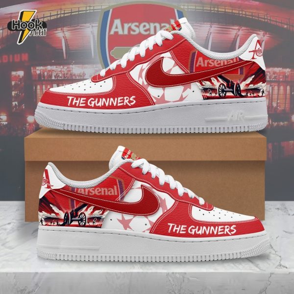 Arsenal EPL The Gunners New 2025 Premium Air Force 1 Sneakers