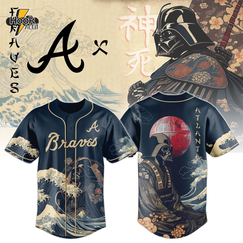 Atlanta Braves x Lord Vader Japan Edition 2025 Baseball Jersey Atlanta Braves x Lord Vader Japan Edition 2025 Baseball Jersey