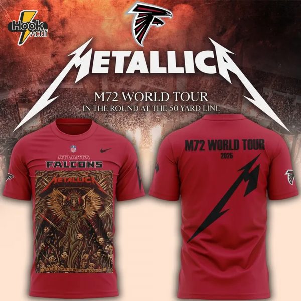Atlanta Falcons x Metallica M72 World Tour 2025 Shirt - Limited Edition
