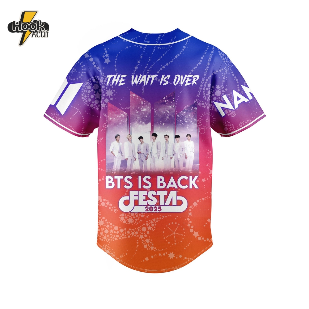 BTS Homecoming 12th Anniversary Festa Personalized Baseball Jersey BTS Homecoming 12th Anniversary Festa Personalized Baseball Jersey