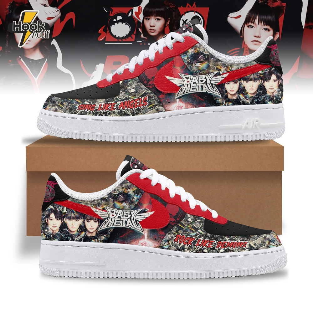 Babymetal "Rock Like Demons" Special Air Force 1 Sneaker Babymetal "Rock Like Demons" Special Air Force 1 Sneaker