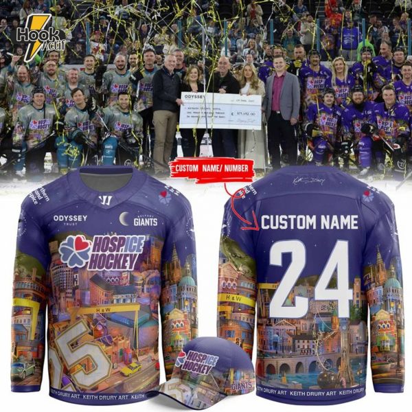 Belfast Giants Northern Ireland ChildrenÃ¢ÂÂs Hospice Special Jersey 2025