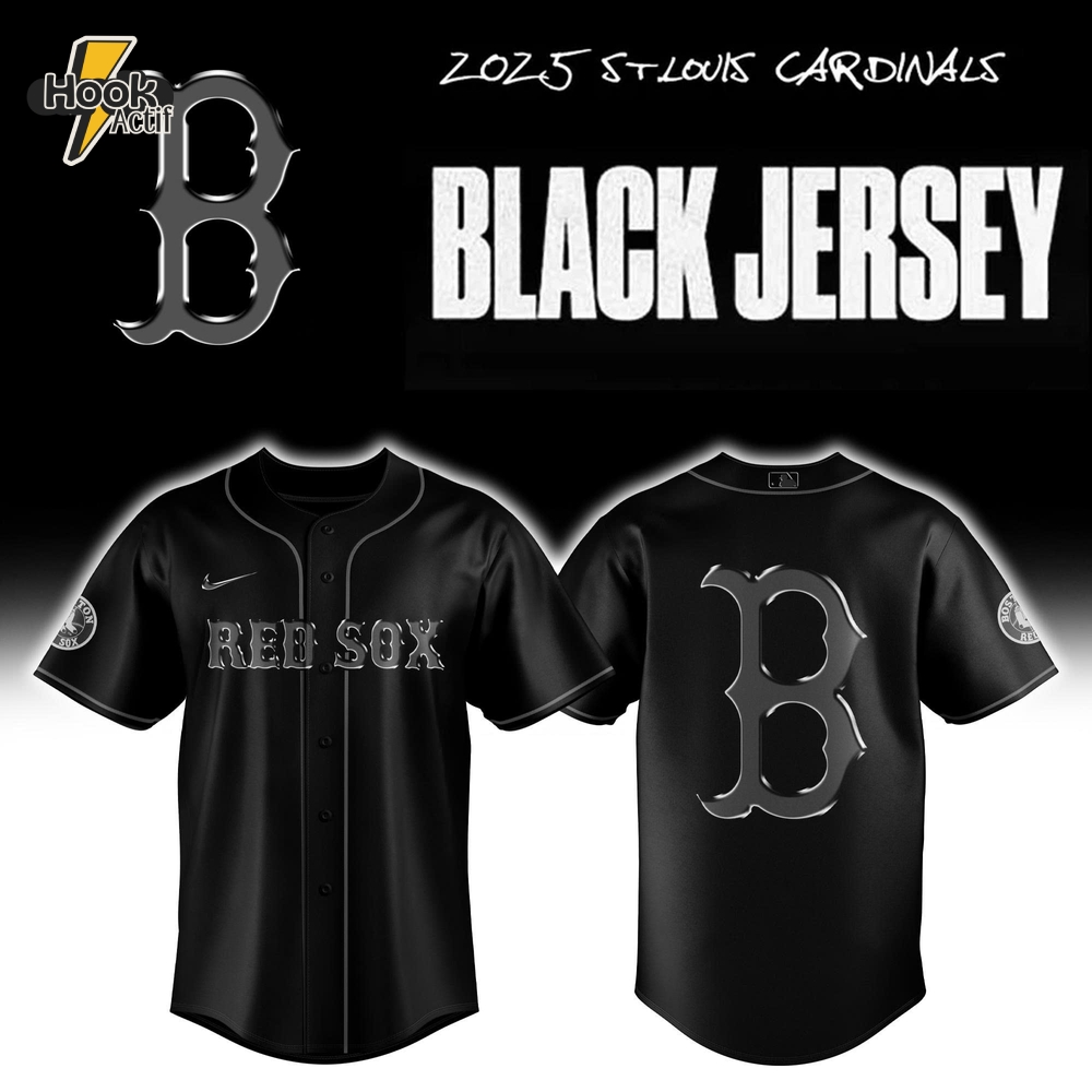 Boston Red Sox "Back to Black" Special Baseball Jersey Boston Red Sox "Back to Black" Special Baseball Jersey