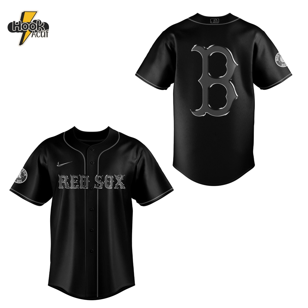 Boston Red Sox "Back to Black" Special Baseball Jersey Boston Red Sox "Back to Black" Special Baseball Jersey