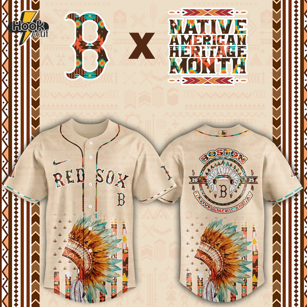 Boston Red Sox MLB Native American Day Jersey 2025 Boston Red Sox MLB Native American Day Jersey 2025