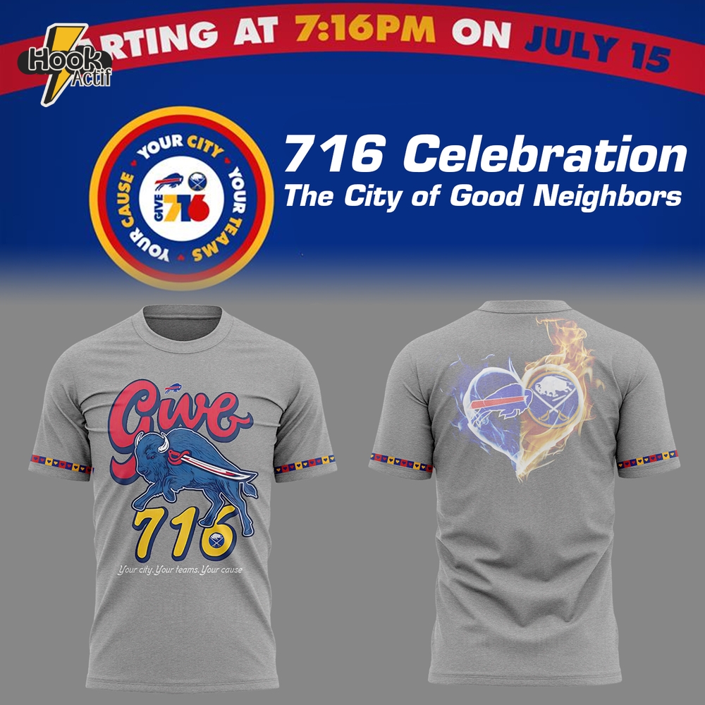 Buffalo Bills x Buffalo Sabres GIVE716 Premium Shirt Buffalo Bills x Buffalo Sabres GIVE716 Premium Shirt
