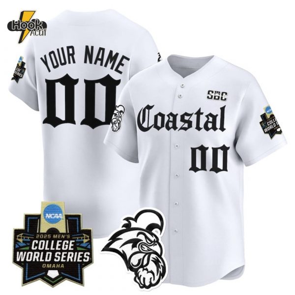 Carolina Chanticleers 2025 World Series 'Gothic Coastline Edition' Special White Baseball Jersey