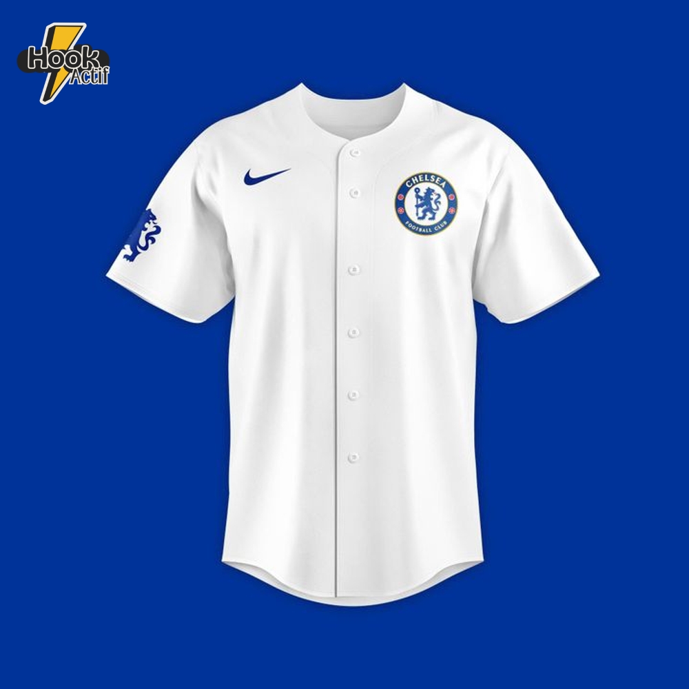 Chelsea FC x MLB Club World Cup Special Baseball Jersey Chelsea FC x MLB Club World Cup Special Baseball Jersey