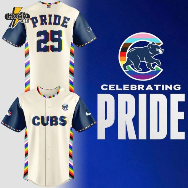 Chicago Cubs MLB Pride Night 2025 Baseball Jersey