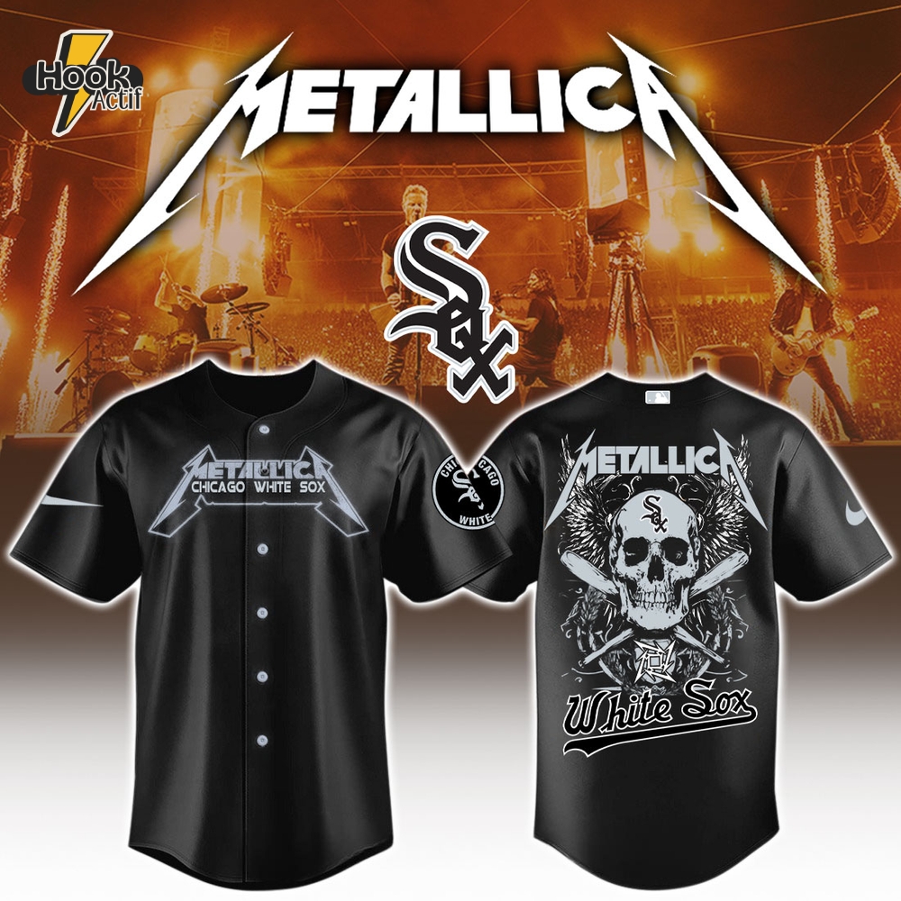 Chicago White Sox MLB x Metallica Jersey Limited Edition Chicago White Sox MLB x Metallica Jersey Limited Edition