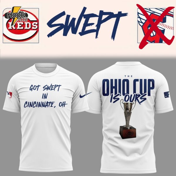 Cincinnati Reds Got Swept In Cincinnati Special White Tee