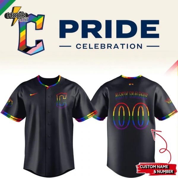 Cleveland Guardians Celebrate Pride Month Personalized Baseball Jersey