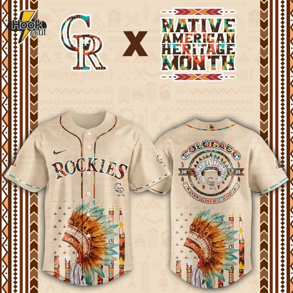 Colorado Rockies MLB Native American Day Jersey 2025