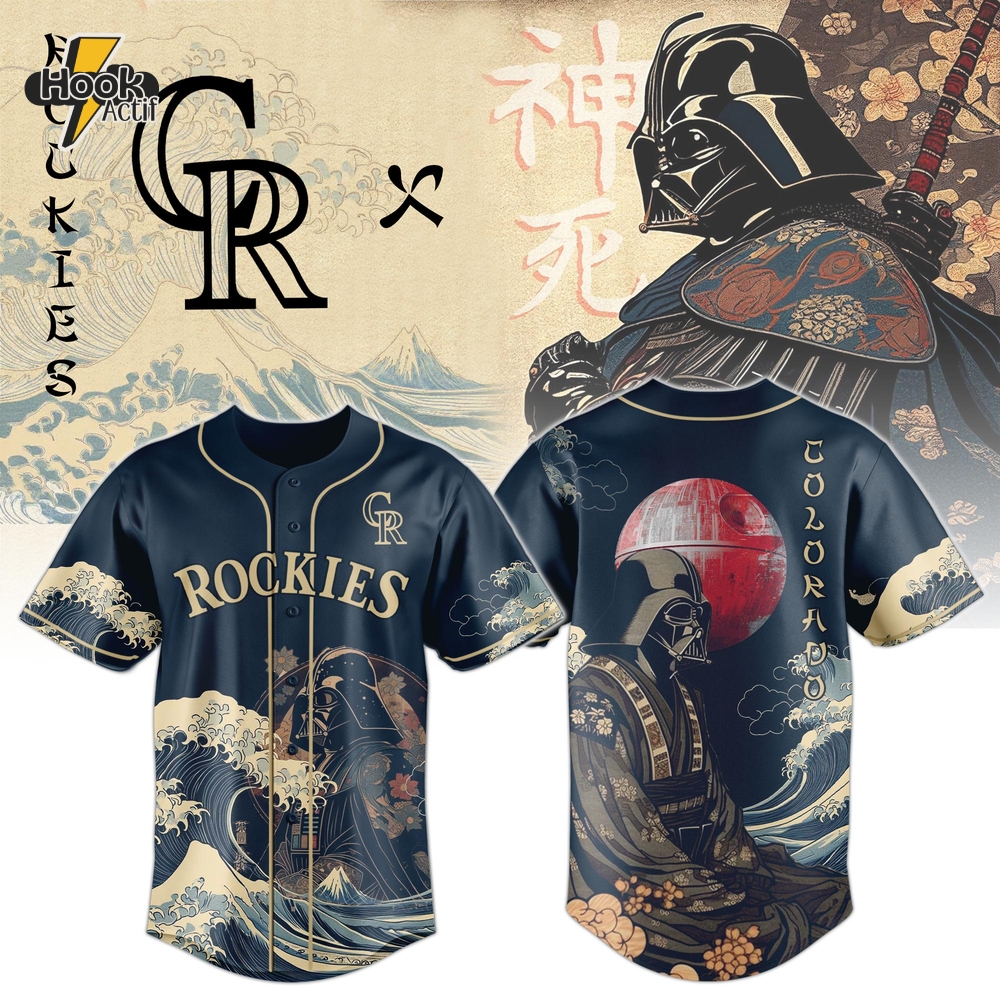 Colorado Rockies x Lord Vader Japan Edition 2025 Baseball Jersey Colorado Rockies x Lord Vader Japan Edition 2025 Baseball Jersey