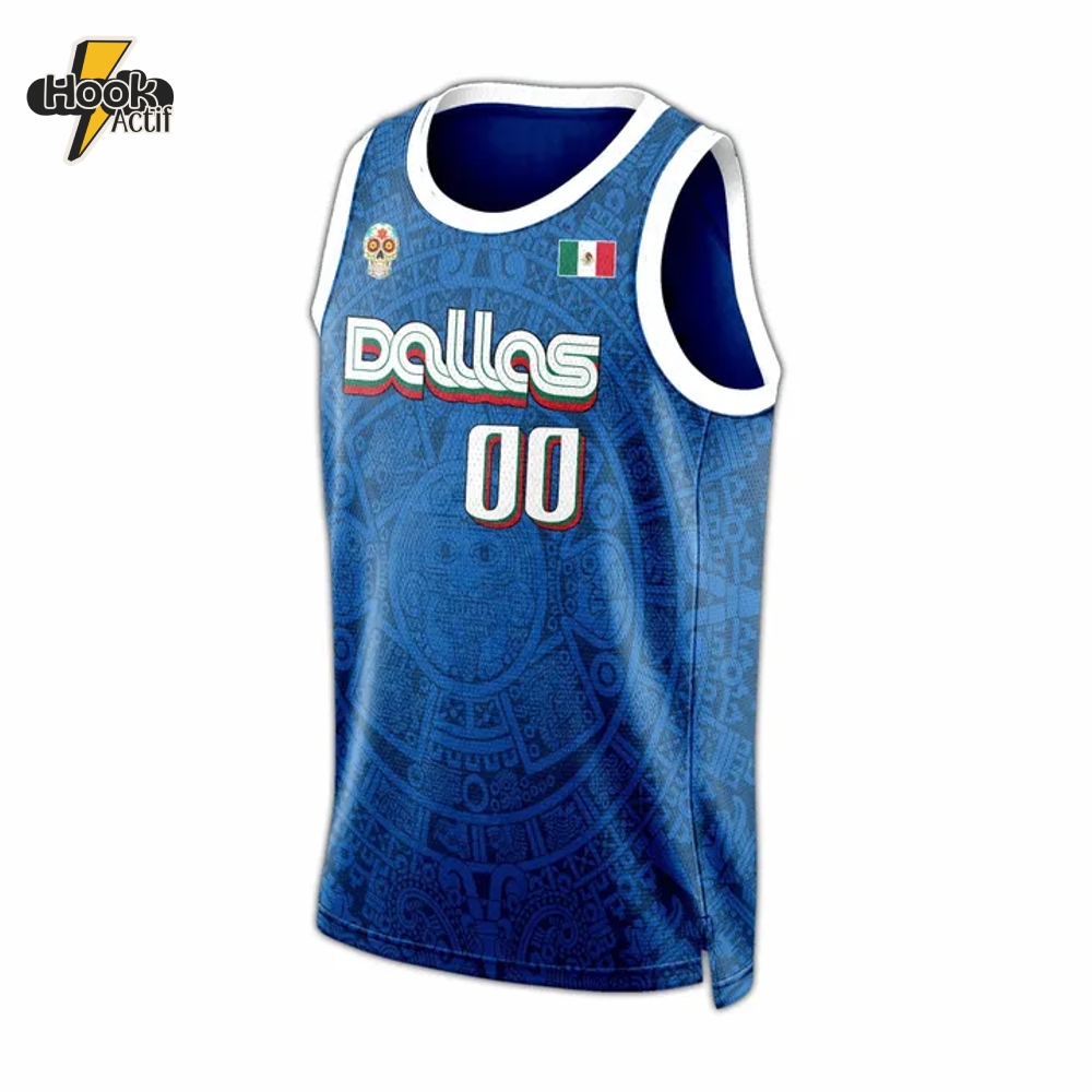 Dallas Mavericks x Mexico City Game 2025 Blue Jersey Dallas Mavericks x Mexico City Game 2025 Blue Jersey
