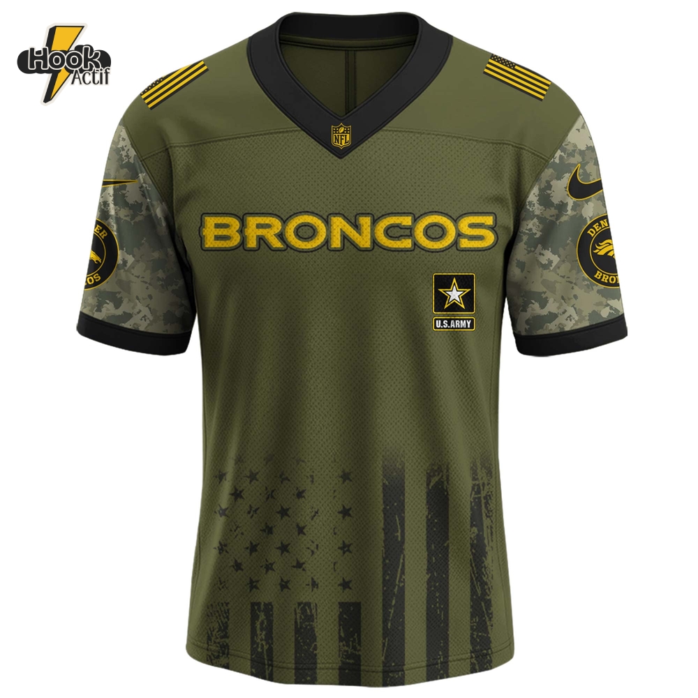 Denver Broncos NFL x U.S. Army 250th Birthday Celebration Jersey Denver Broncos NFL x U.S. Army 250th Birthday Celebration Jersey