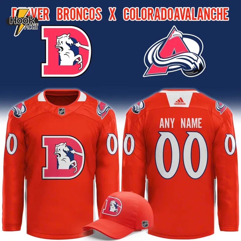 Denver Broncos x Colorado Avalanche 2025 New Hockey Jersey Denver Broncos x Colorado Avalanche 2025 New Hockey Jersey