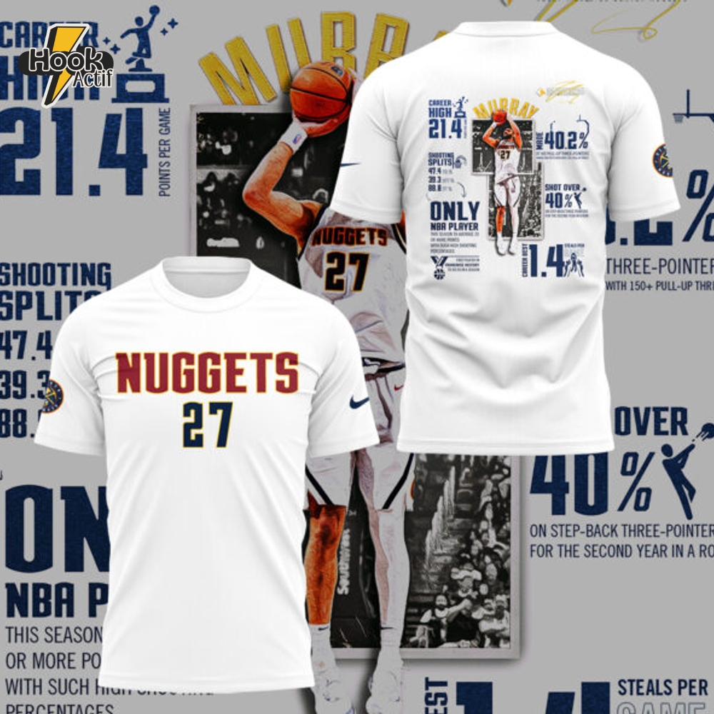 Denver Nuggets Jamal Murray 2024-25 Season Limited Shirt Denver Nuggets Jamal Murray 2024-25 Season Limited Shirt