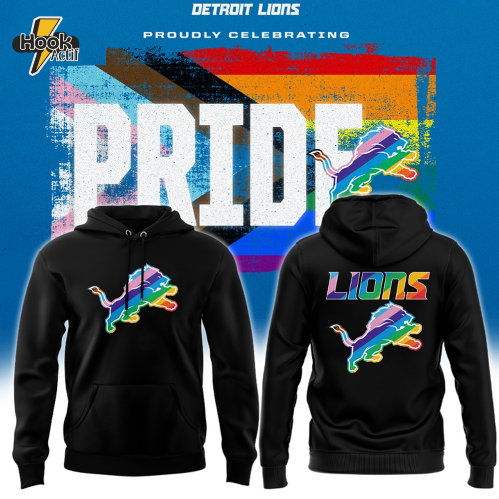 Detroit Lions Happy Pride Month 2025 Special Hoodie Detroit Lions Happy Pride Month 2025 Special Hoodie