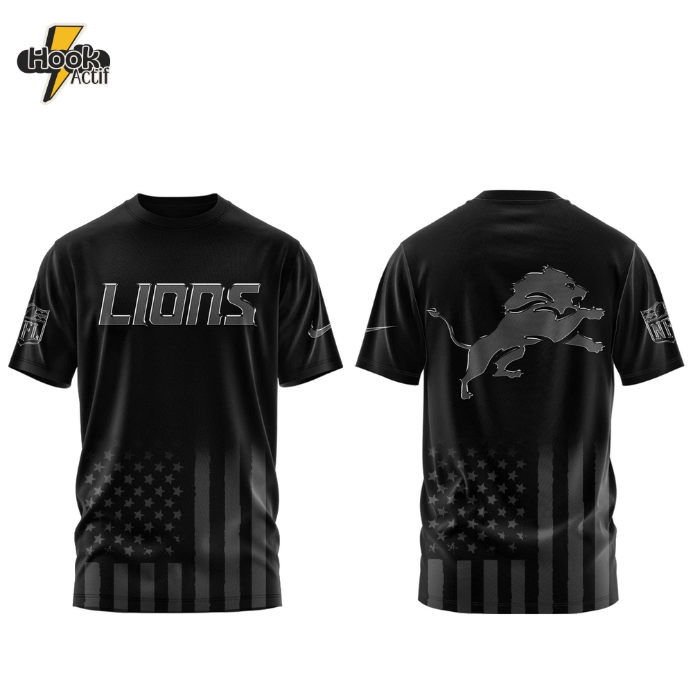 Detroit Lions x Back To Black Limited Edition Tee Detroit Lions x Back To Black Limited Edition Tee