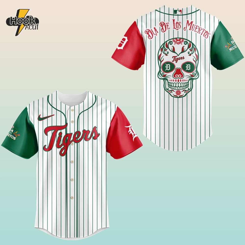 Detroit Tigers x Dia De Los Muertor 2025 Baseball Jersey Detroit Tigers x Dia De Los Muertor 2025 Baseball Jersey