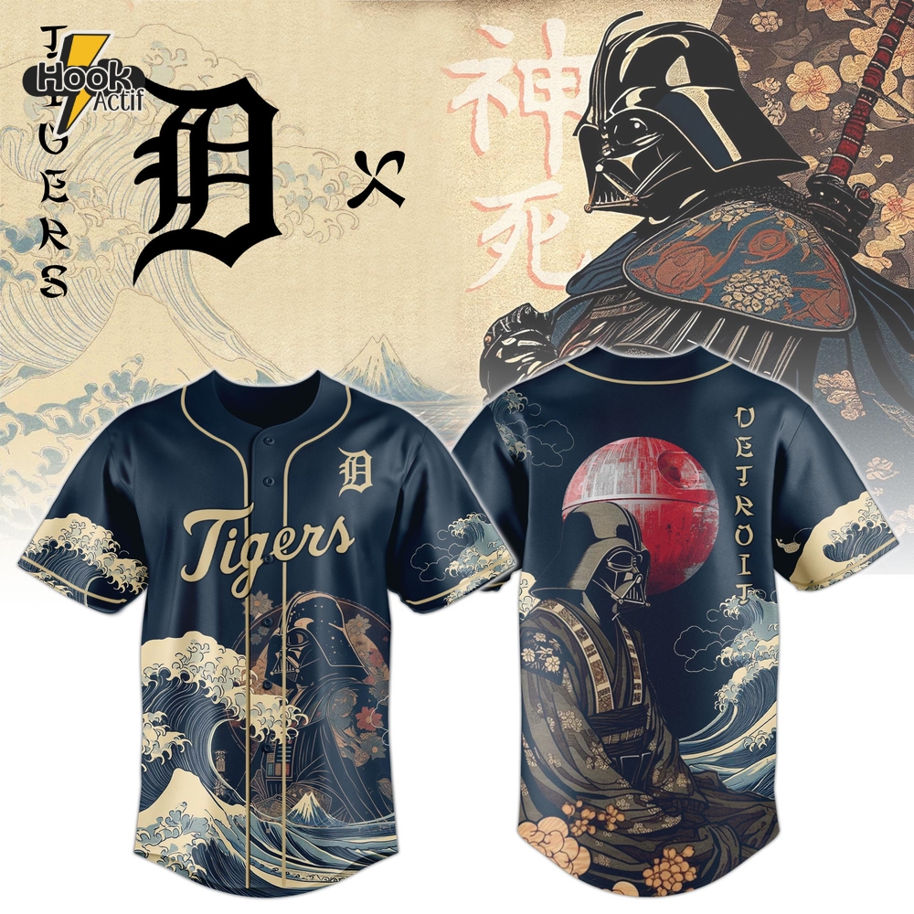 Detroit Tigers x Lord Vader Japan Edition 2025 Baseball Jersey Detroit Tigers x Lord Vader Japan Edition 2025 Baseball Jersey