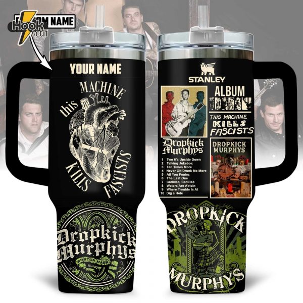 Dropkick Murphys "This Machine Kills Fascists" Tumbler 40oz with Handle