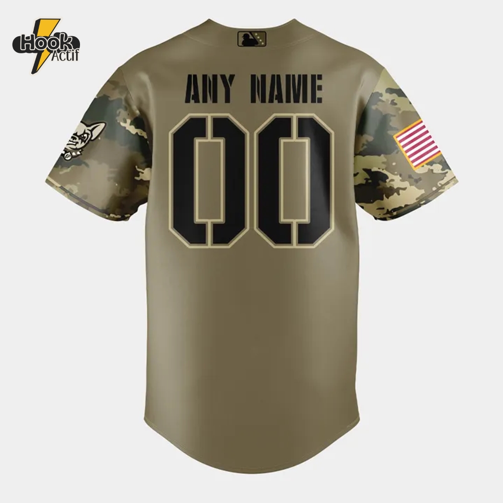 El Paso Chihuahuas Military Appreciation Night 2025 Baseball Jersey El Paso Chihuahuas Military Appreciation Night 2025 Baseball Jersey