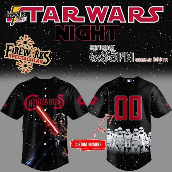 El Paso Chihuahuas x Star Wars Night 2025 Baseball Jersey