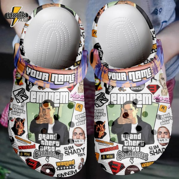 Eminem x Grand Theft Auto Special Crocs Shoes