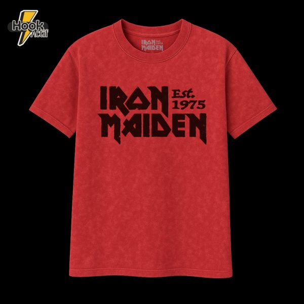 Est. 1975 Logo Vintage Red Tee