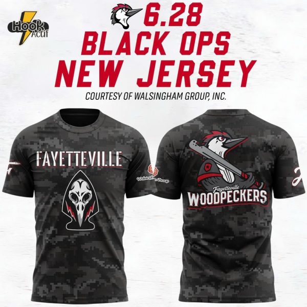 Fayetteville Woodpeckers Black Ops Special New Tee