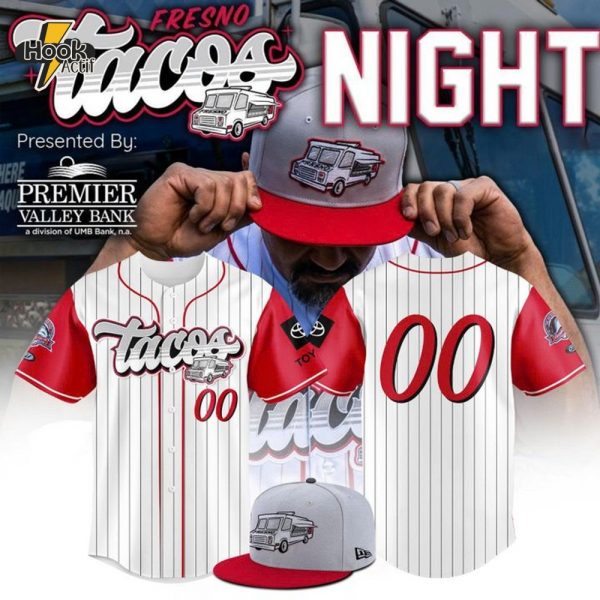 Fresno Grizzlies Tacos Night Special Baseball Jersey